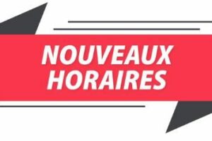 Horaires Rentrée 2023 / 2024