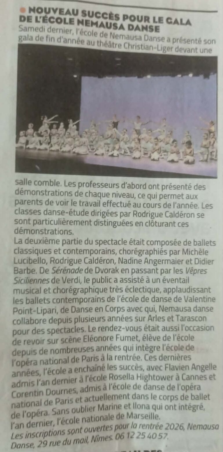 Lire la suite à propos de l’article Article Midi libre 2026